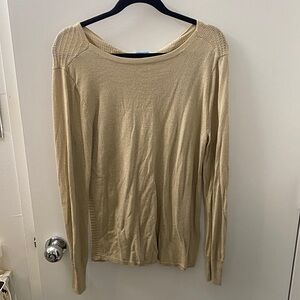 Gold Long Sleeve Sweater